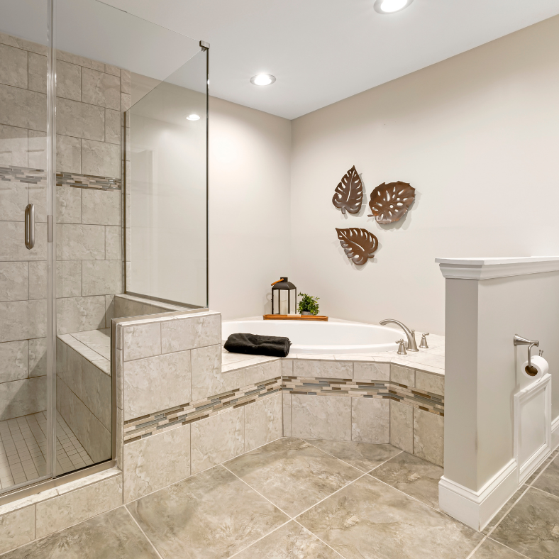 bathroom, sanitized and ready to be used by residents