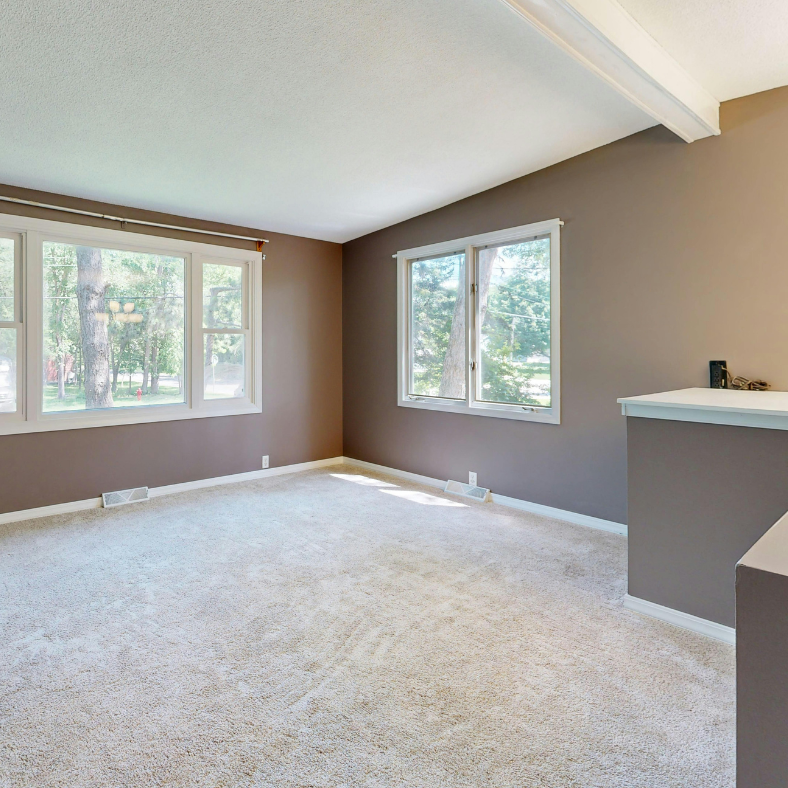 cleaned new constructed home