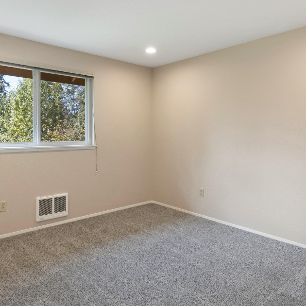 Recently built room, ready to be decorated after a post-construction cleaning service