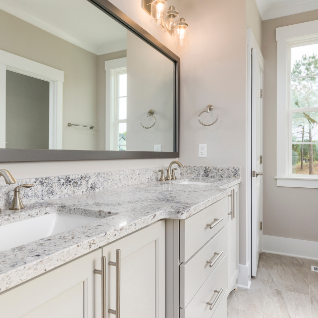Airbnb bathroom, cleaned and sanitized