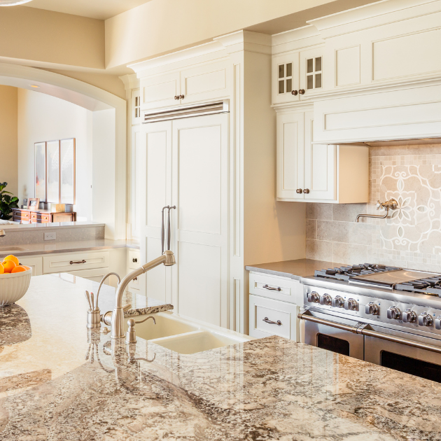Kitchen after a professional maid cleaning service