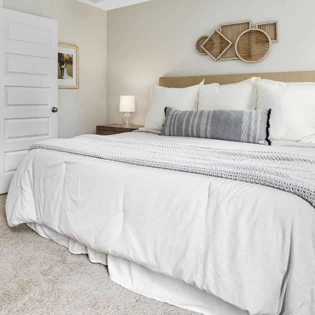 Bedroom, organized and cozy