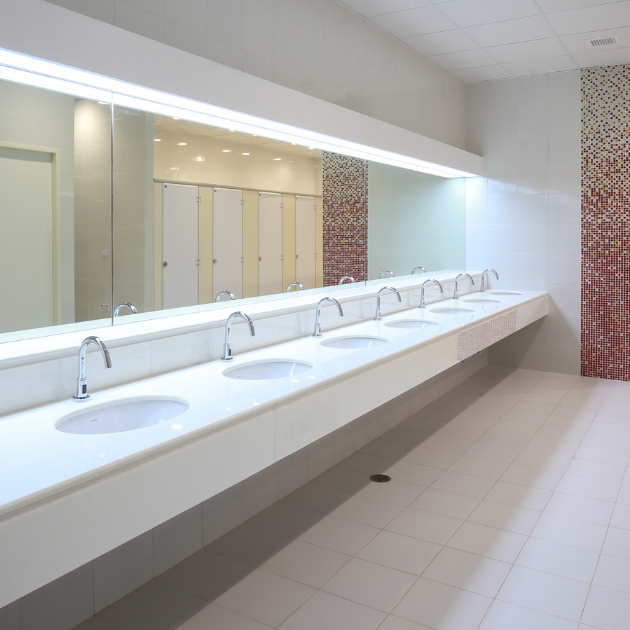Commercial facility bathroom