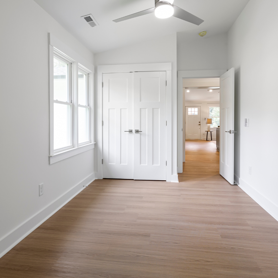 New home rooms after a post-construction cleaning service done by experts of Almeida Cleaning