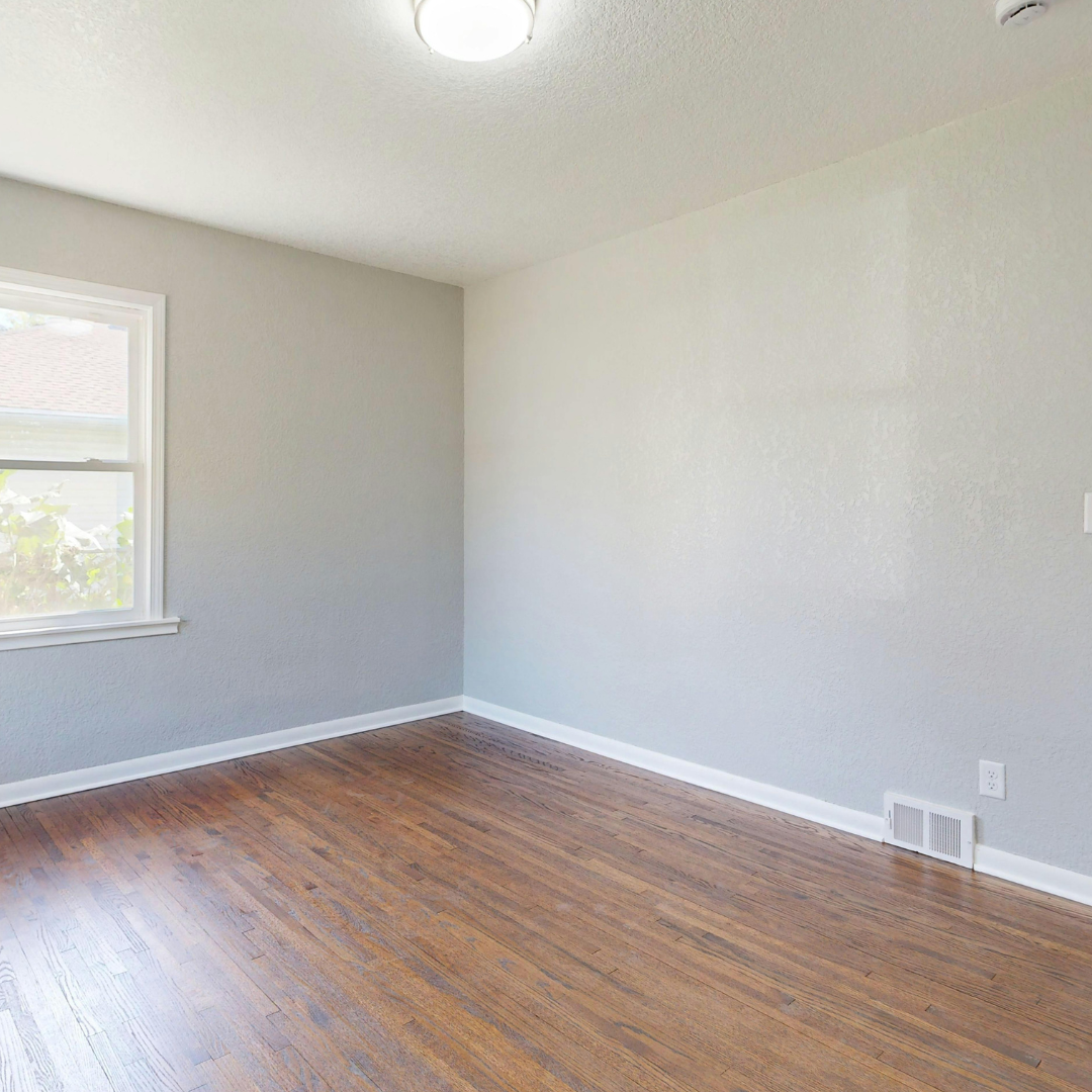 After a remodeling project room, cleaned by experts