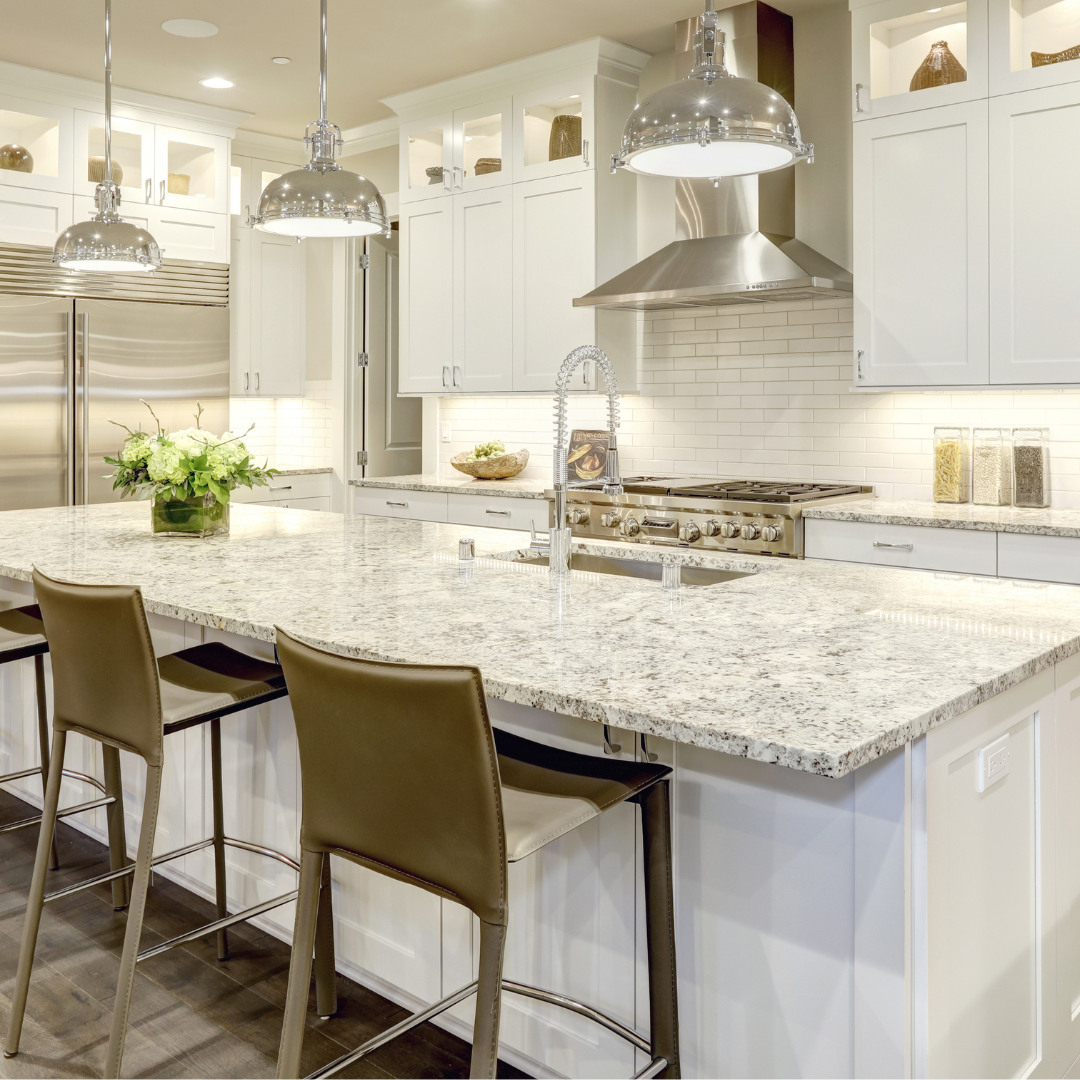 Kitchen after a remodeling project, cleaned by experts of Almeida Cleaning