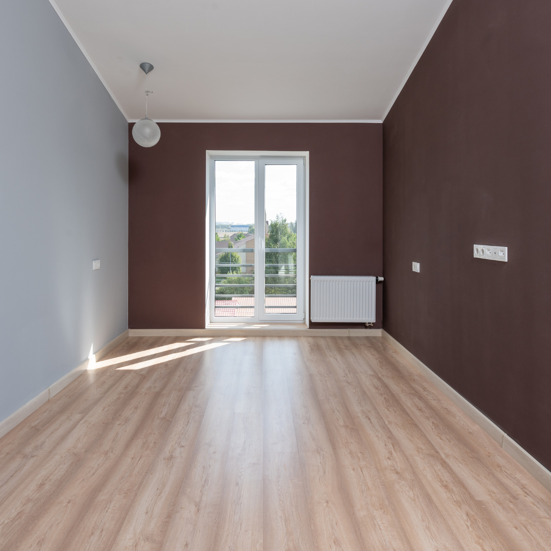 home interior, cleaned and ready to be occupied and decorated by new tenants