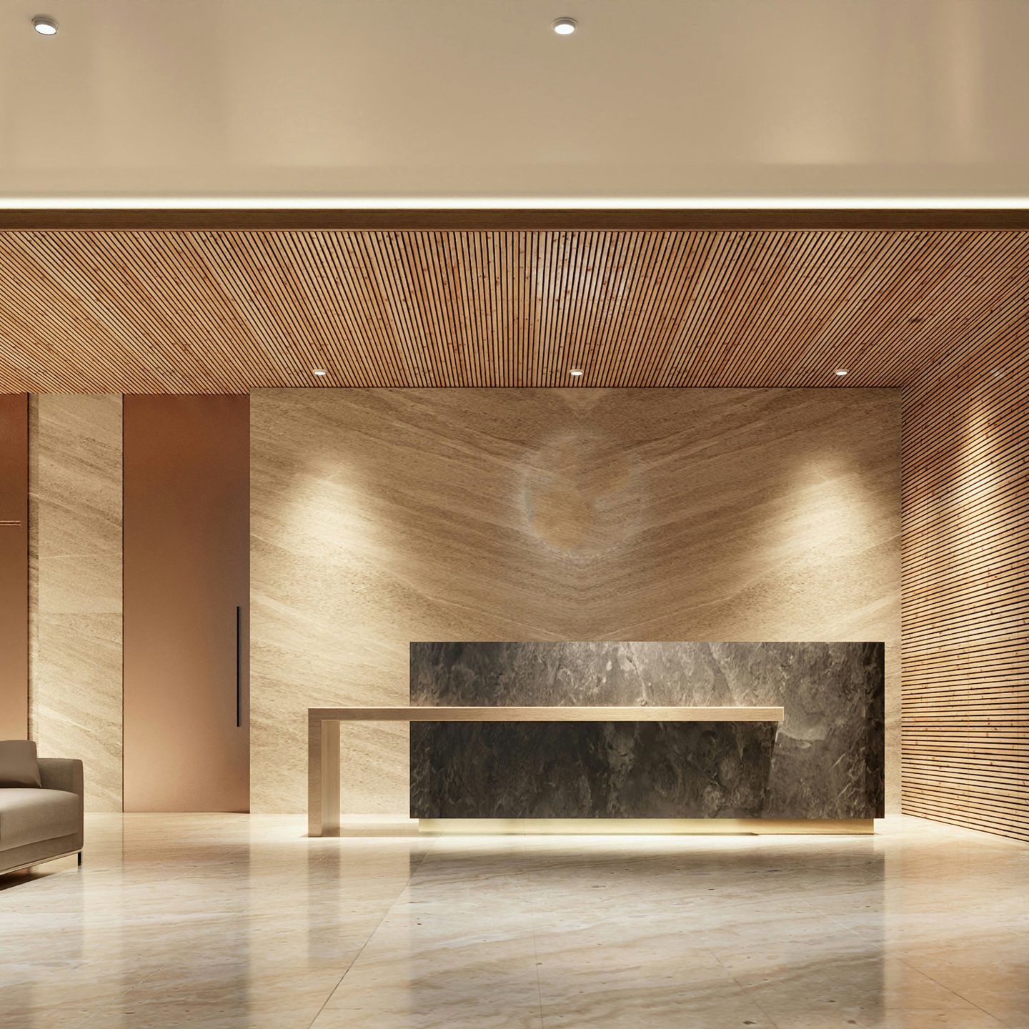 commercial space after a professional cleaning service