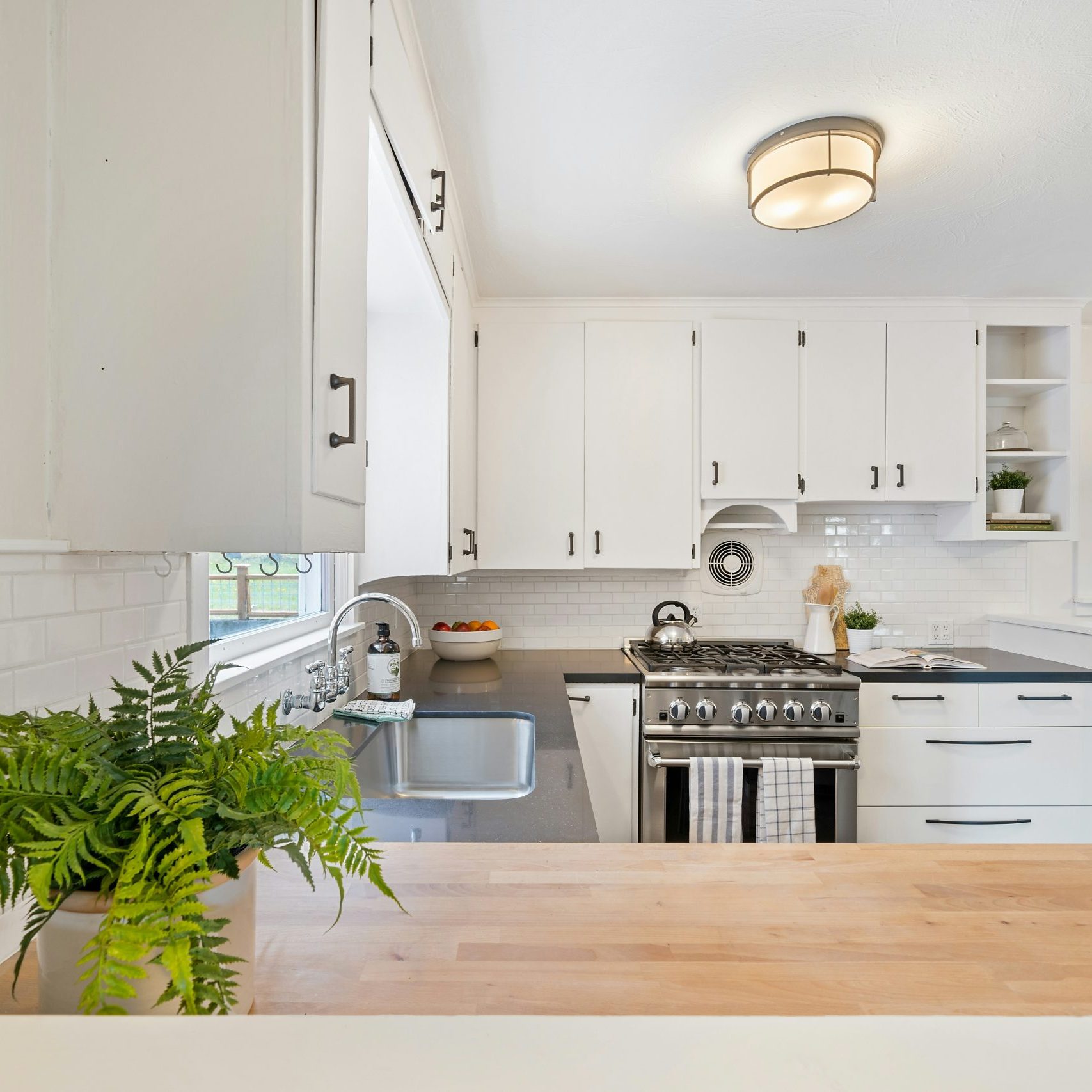 kitchen after a professional cleaning